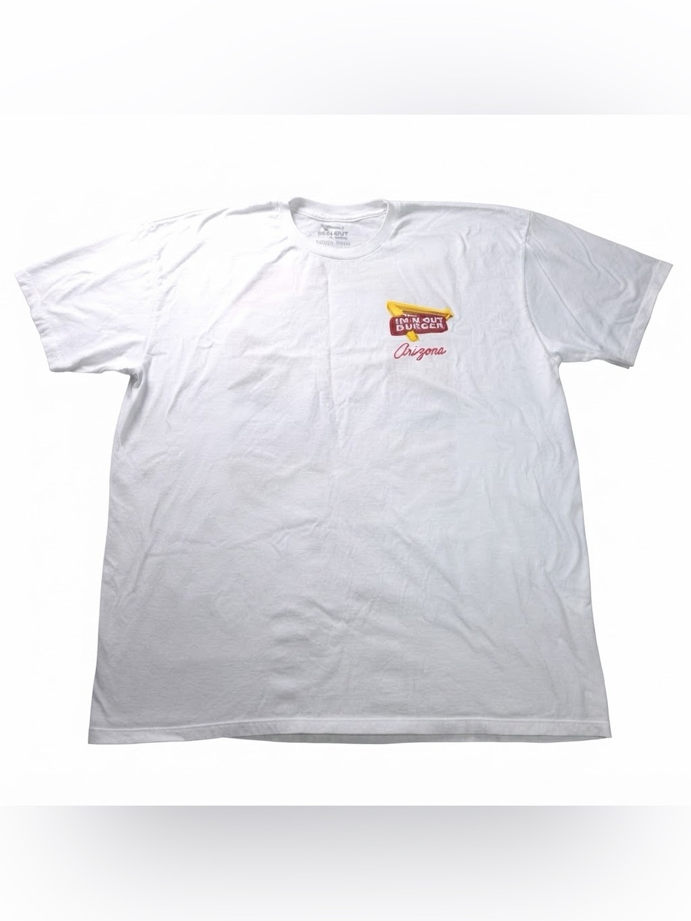 In-N-Out Burger Arizona T-Shirt Men XXL White Sunset Beach Graphic Tee